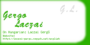 gergo laczai business card